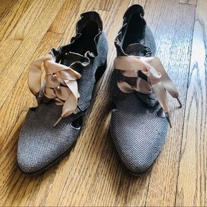 sale😎 Metallic Leather oxfords